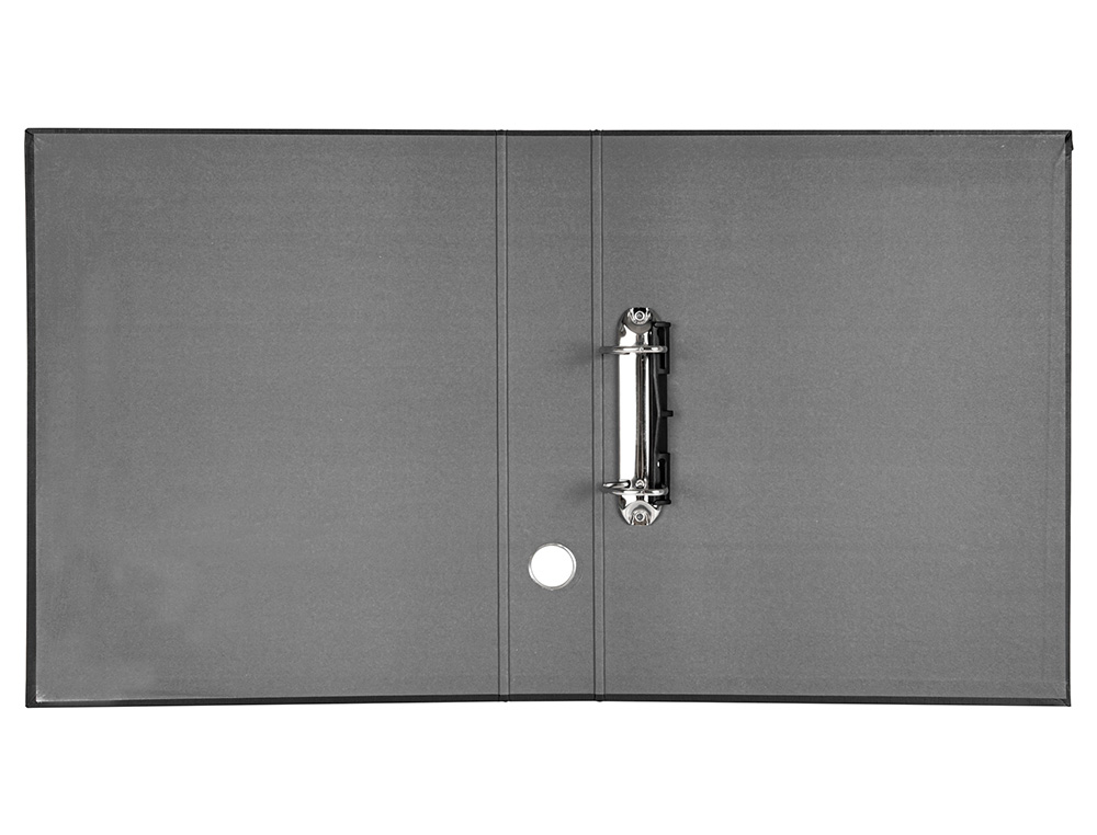 MODULO LIDERPAPEL 3 ARCHIVADORES FOLIO 2 ANILLAS MIXTAS 40MM NEGRO