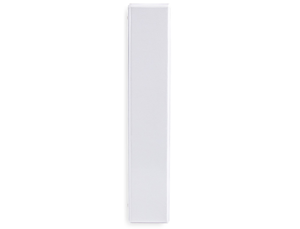 CARPETA CANGURO 4 ANILLAS MIXTAS 40MM LIDERPAPEL A4 PLASTICO COLOR BLANCO