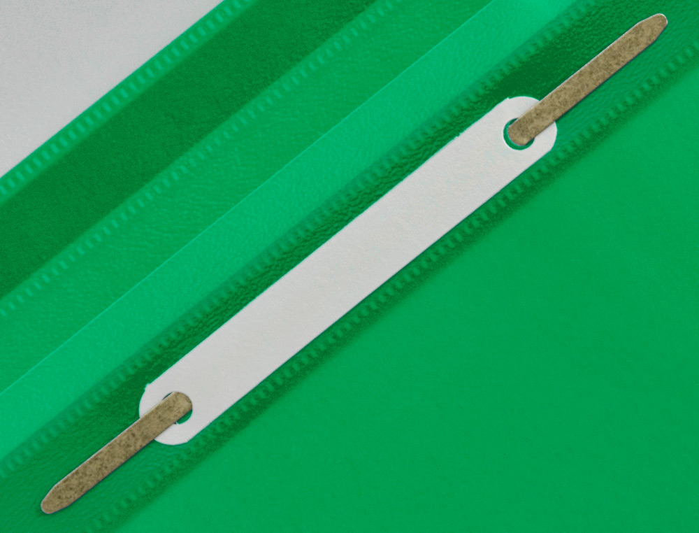 CARPETA DOSSIER FASTENER PLASTICO Q-CONNECT DIN A4 VERDE