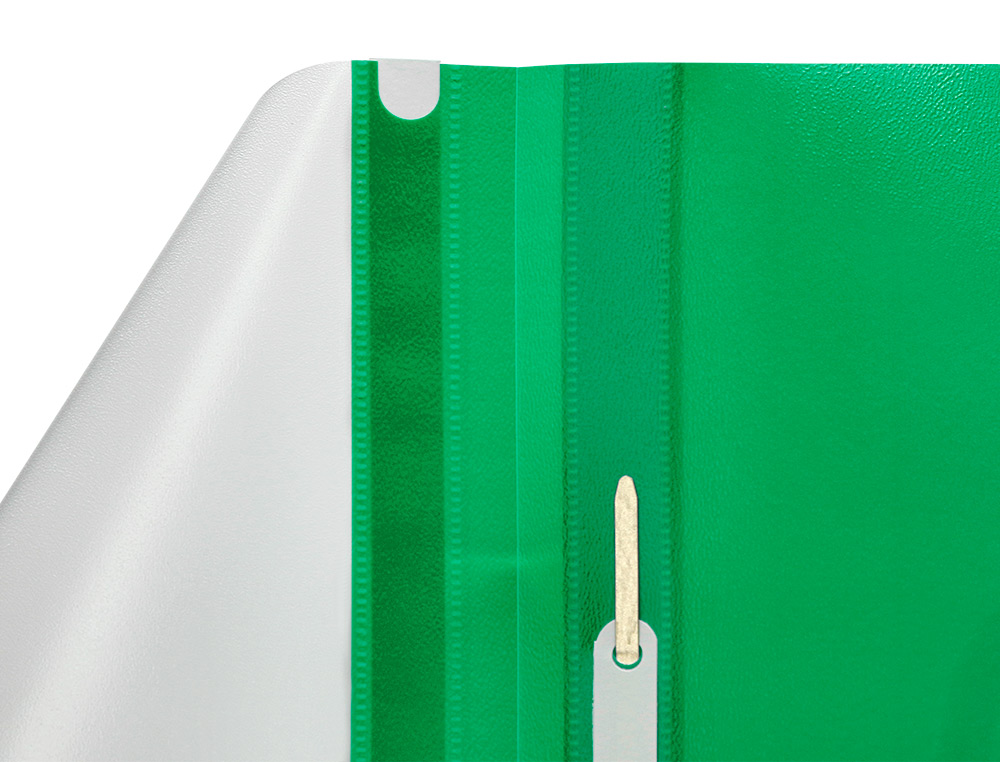 CARPETA DOSSIER FASTENER PLASTICO Q-CONNECT DIN A4 VERDE