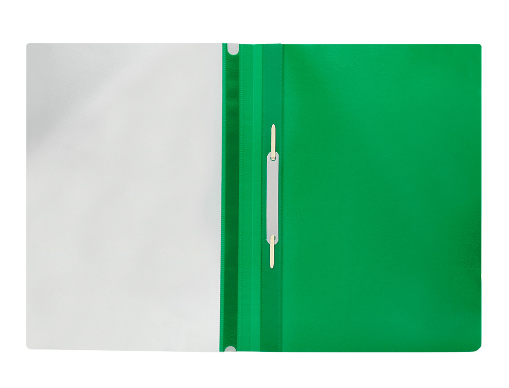 CARPETA DOSSIER FASTENER PLASTICO Q-CONNECT DIN A4 VERDE