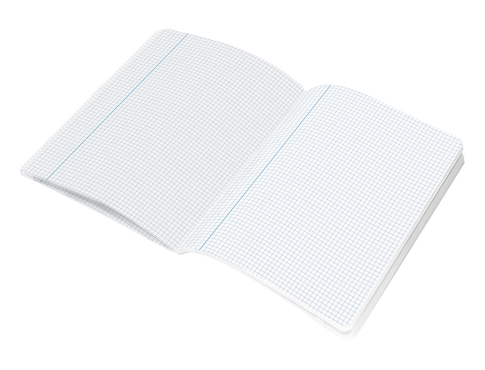 LIBRETA LIDERPAPEL SMART A4 80 HOJAS 60G/M2 CUADRO 4MM CON MARGEN