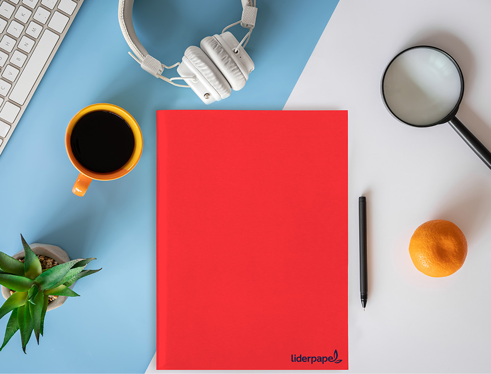 LIBRETA LIDERPAPEL SMART A4 80 HOJAS 60G/M2 CUADRO 4MM CON MARGEN