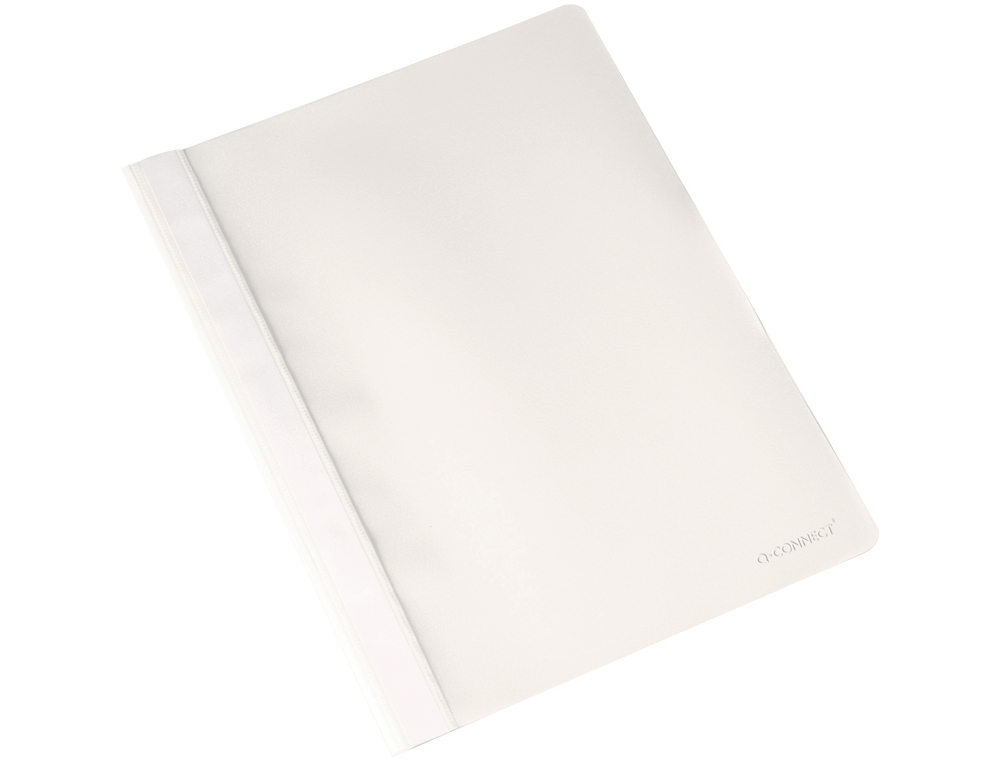 CARPETA DOSSIER FASTENER PLASTICO Q-CONNECT DIN A4 BLANCO