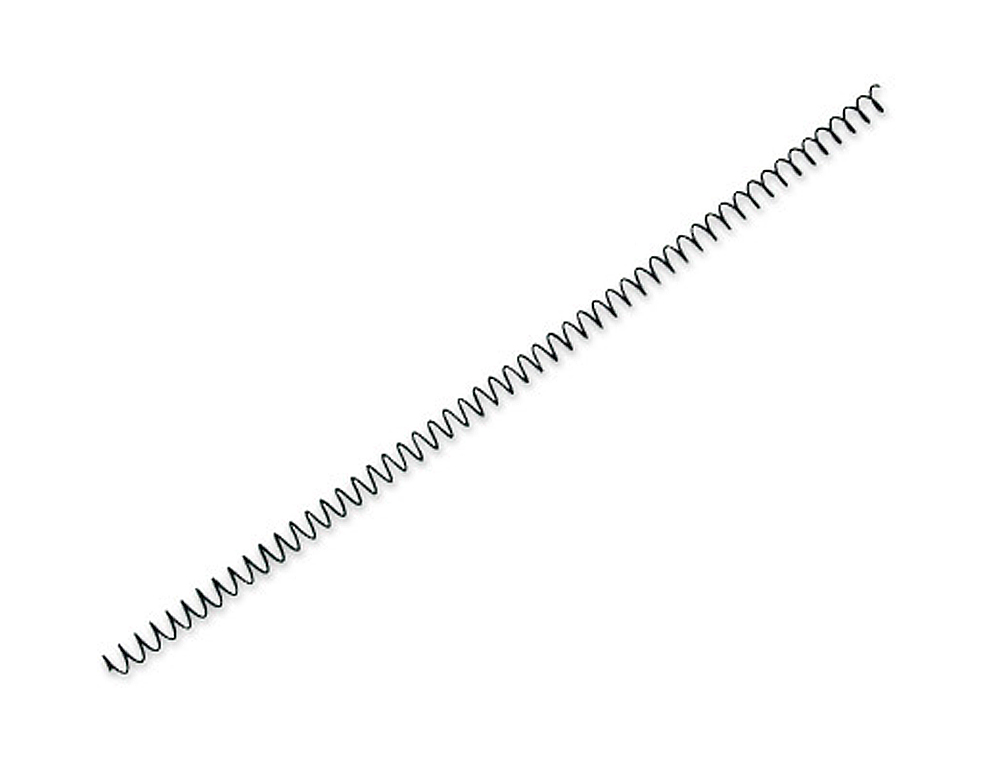 ESPIRAL METALICO YOSAN NEGRO PASO 64 5:1 14 MM CALIBRE 1,00 MM