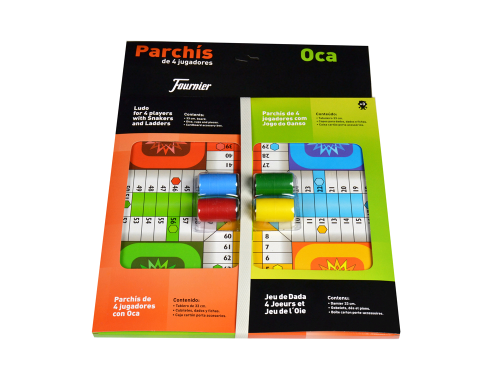 PARCHIS CON OCA TABLERO PEQUEO 42,5X33X4,45 CM
