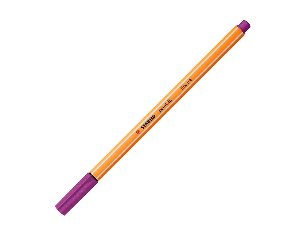 ROTULADOR STABILO PUNTA DE FIB RA POINT 88 LILA PUNTA FINA 0,4MM