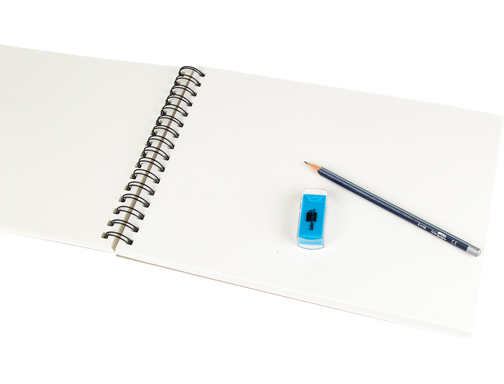 BLOC DIBUJO LIDERPAPEL ESBOZOS ESPIRAL A3 297X420MM 100 HOJAS 90GR/M2 SIN RECUADRO