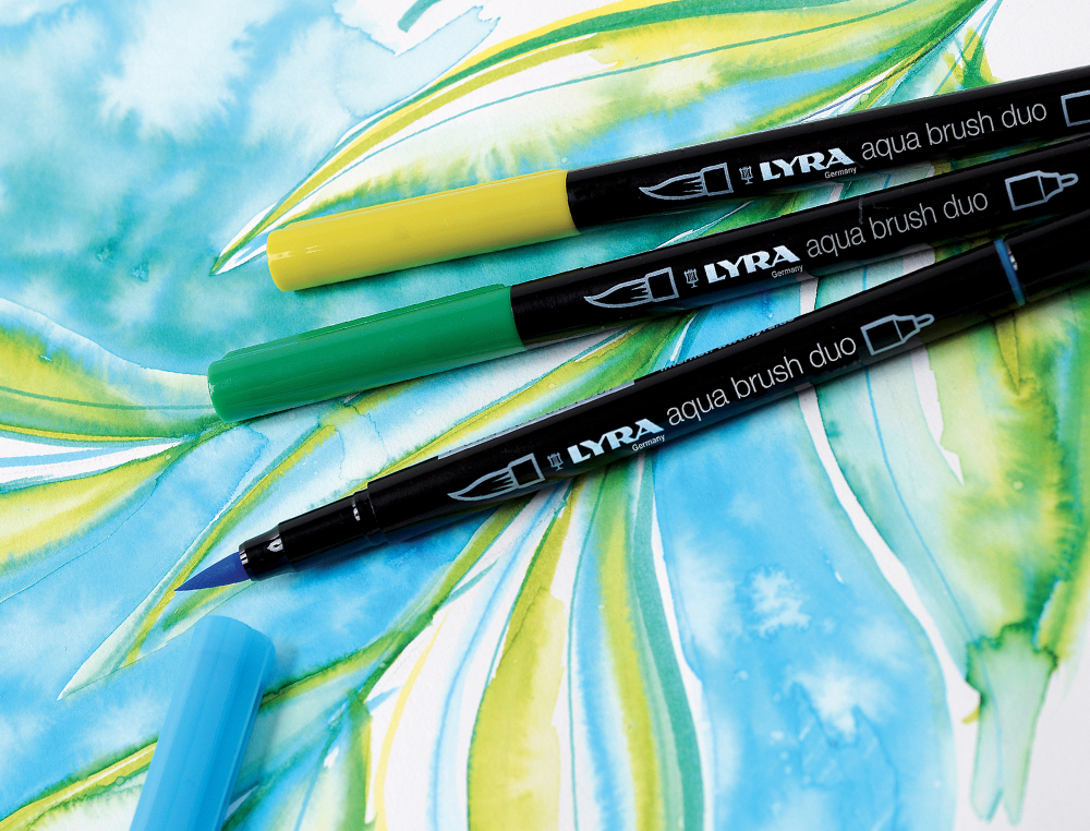 ROTULADOR LYRA AQUA BRUSH DUO CAJA DE 24 COLORES