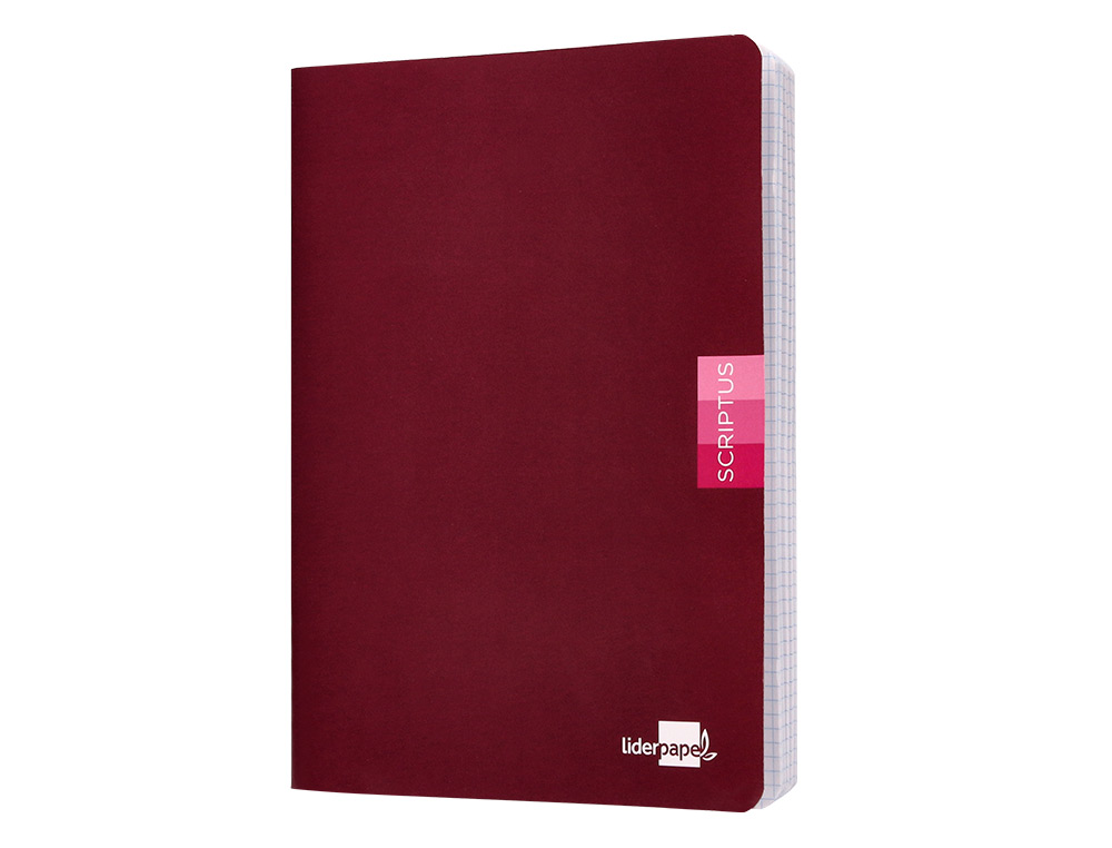 LIBRETA LIDERPAPEL SCRIPTUS A5 PLUS 48 HOJ.90G/M2 CUADRO 4MM CON MARGEN