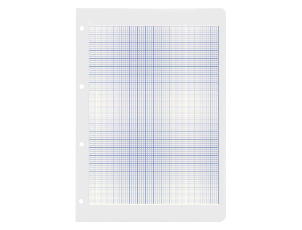 RECAMBIO LIDERPAPEL A4 100 HOJAS 60GR RAYADO Nº 46 4 TALADROS