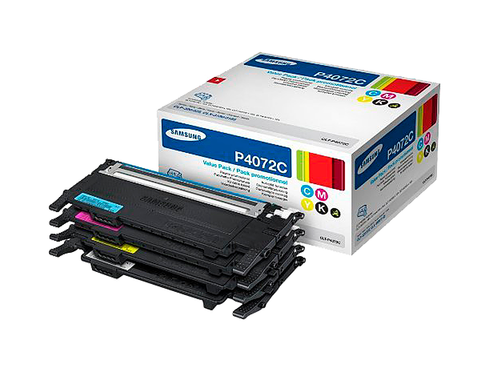 TONER SAMSUNG KIT CMYK CLP-320/325 CLX-3180/3185 NEGRO MAGENTA CIAN AMARILLO