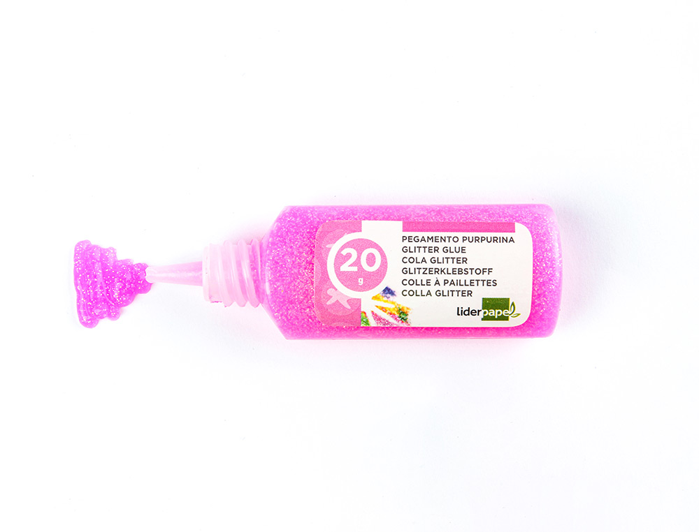 PURPURINA PEGAMENTO LIDERPAPEL FANTASIA COLORES METALICOS PASTELES BOTE DE 20 GR