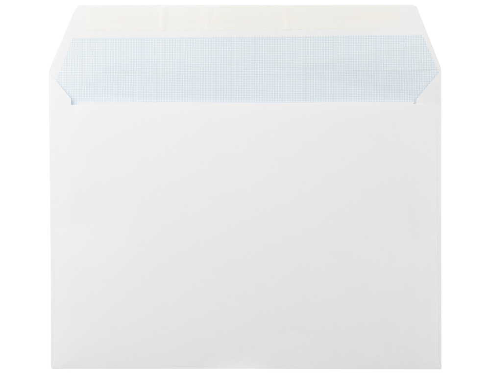 SOBRE LIDERPAPEL N 19 BLANCO C6 114X162 MM TIRA DE SILICONA PAQUETE DE 25 UNIDADES