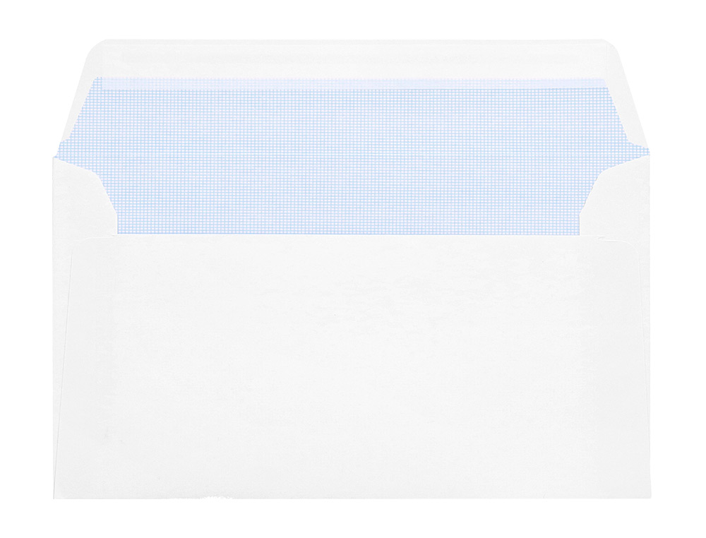 SOBRE LIDERPAPEL N 2 BLANCO DIN AMERICANO 110X220 MM TIRA DE SILICONA PAQUETE DE 25 UNIDADES