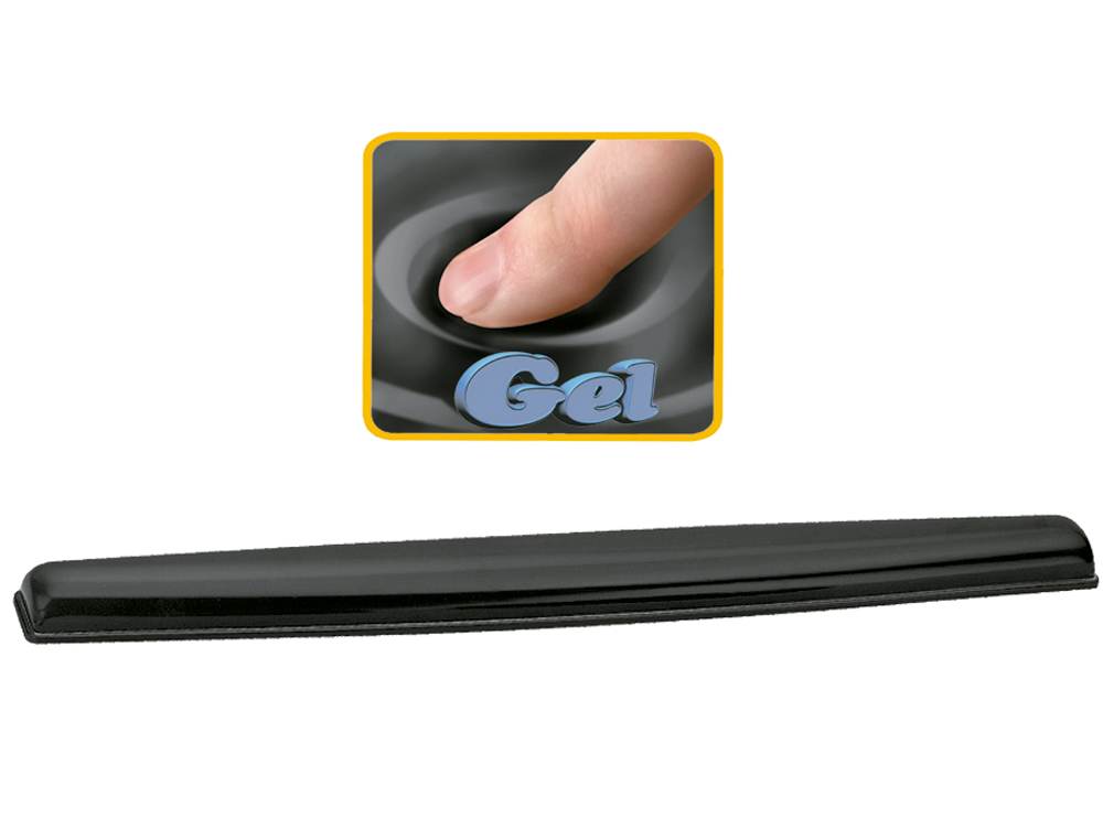 REPOSAMUECAS DE GEL FELLOWES PARA TECLADO COLOR NEGRO 471X59X16 MM
