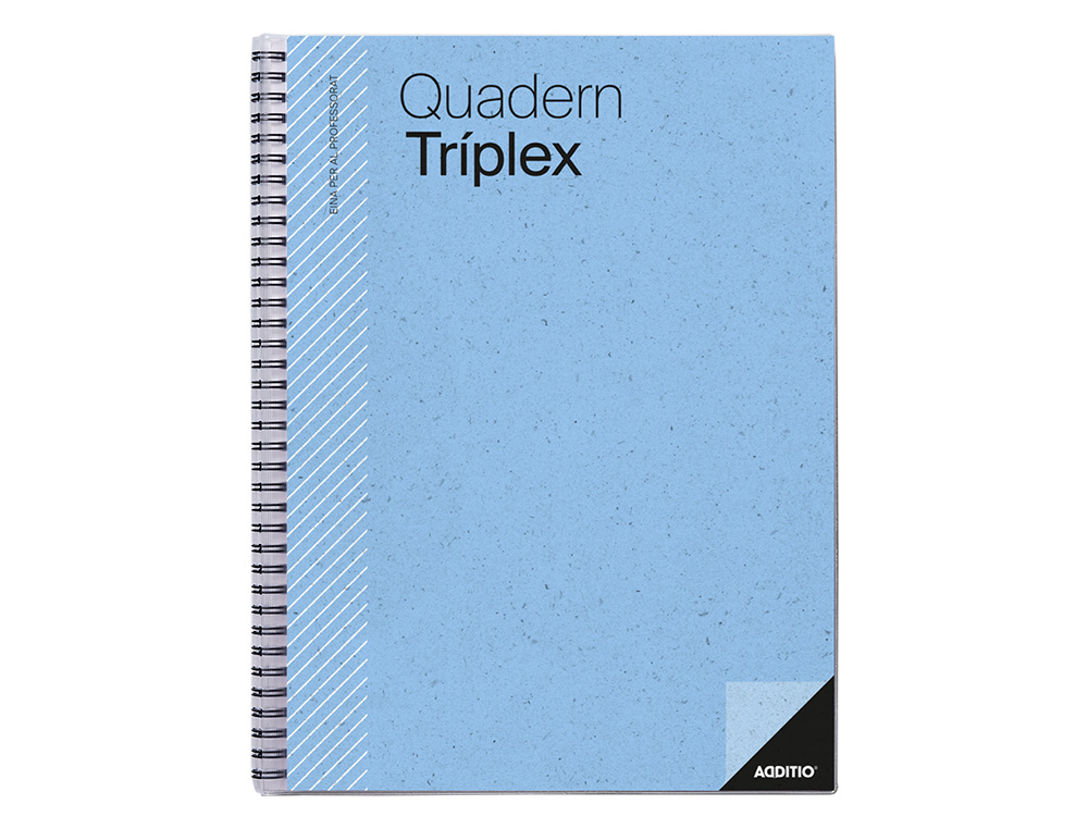 CUADERNO TRIPLEX ADDITIO EVALUACION CONTINUA PLAN SEMANAL TUTORIAS 6 FUNDAS TPES. 22,5X31 CM CATALAN