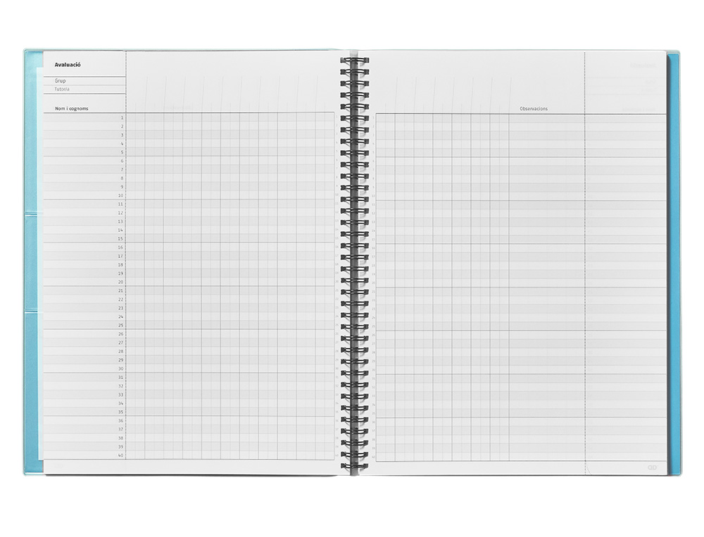 CUADERNO TRIPLEX ADDITIO EVALUACION CONTINUA PLAN SEMANAL TUTORIAS 6 FUNDAS TPES. 22,5X31 CM CATALAN