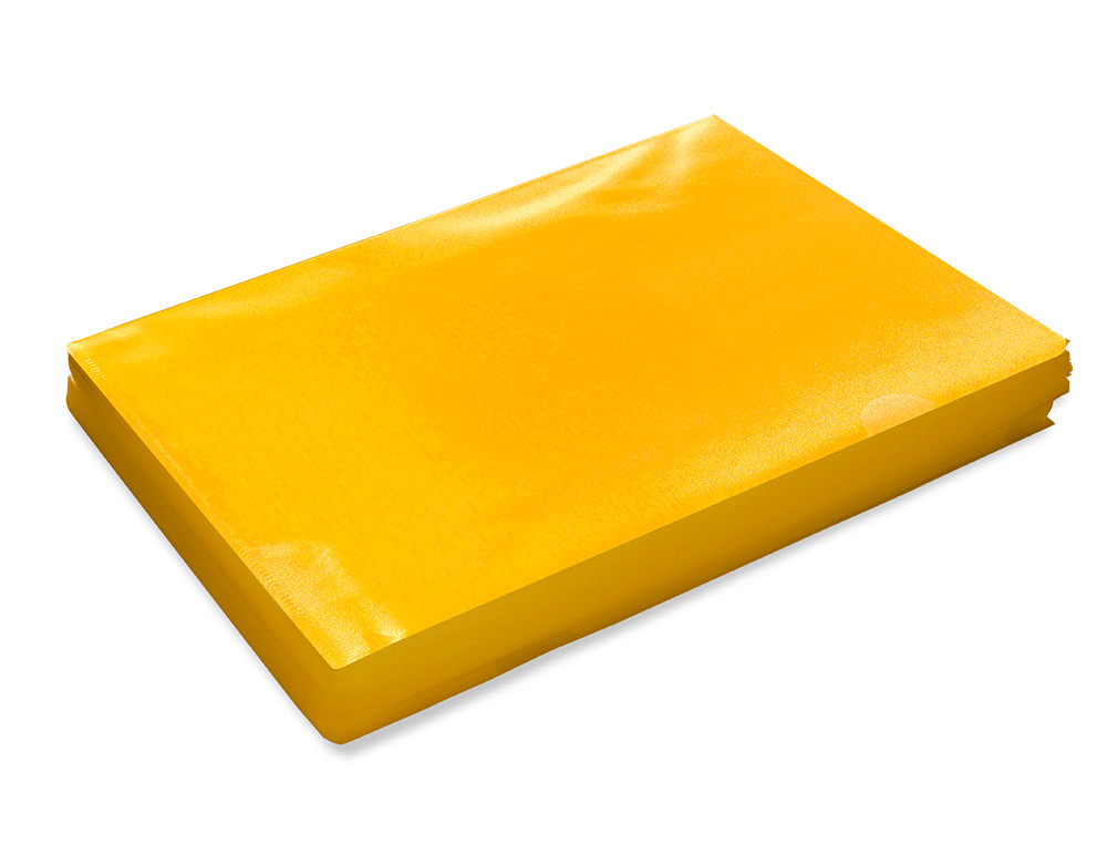 CARPETA DOSSIER UÑERO PLASTICO Q-CONNECT DIN A4 120 MICRAS AMARILLA CAJA DE 100 UNIDADES