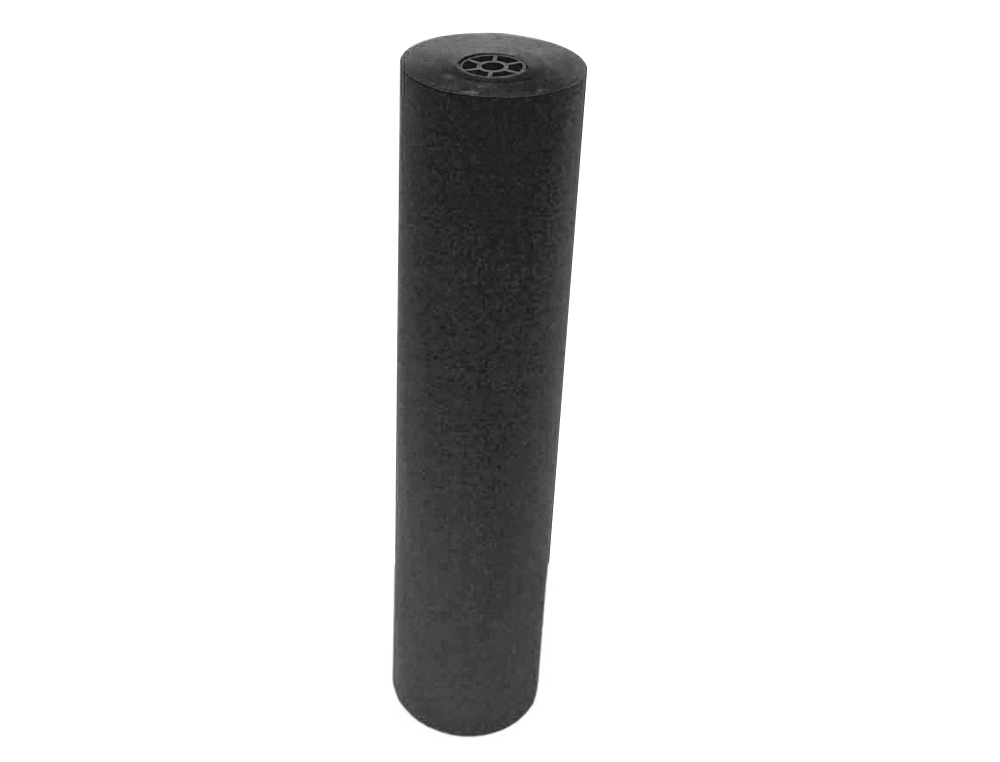 PAPEL KRAFT VERJURADO LIDERPAPEL NEGRO ANCHO 1 MT LOMGITUD 150 MT GRAMAJE 65 GR PESO 10 KG