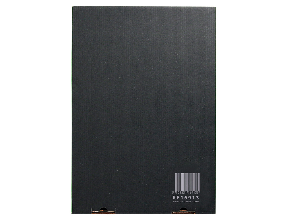 FUNDA MULTITALADRO Q-CONNECT FOLIO 80 MC CRISTAL BOLSA DE 10 UNIDADES