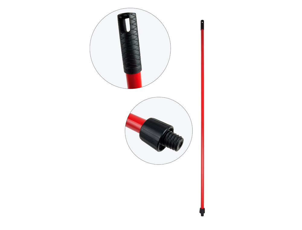 PALO DE ESCOBA O FREGONA METAL UNIVERSAL CON ADAPTADOR SP 140 CM