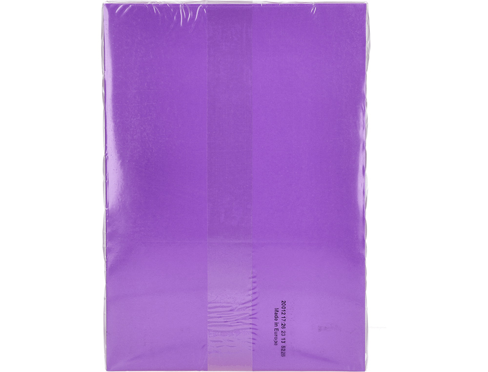 PAPEL COLOR Q-CONNECT DIN A4 80GR LILA INTENSO PAQUETE DE 500 HOJAS