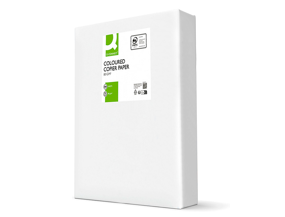 PAPEL COLOR Q-CONNECT DIN A3 80GR CELESTE PAQUETE DE 500 HOJAS