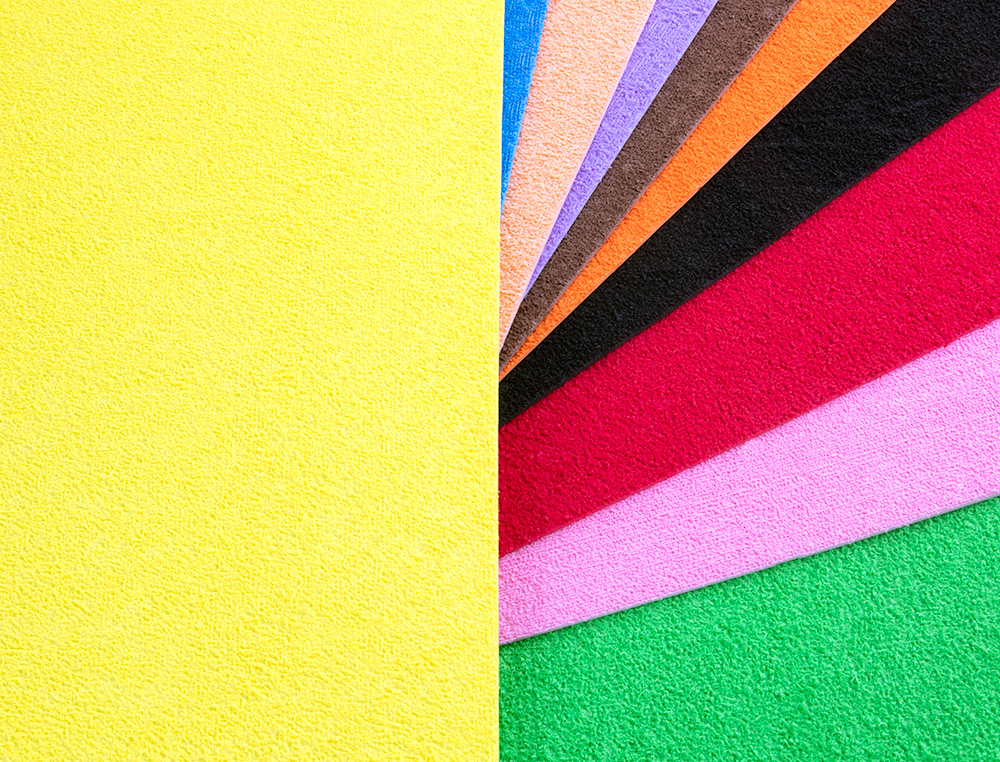 GOMA EVA LIDERPAPEL 50X70CM 60G/M2 ESPESOR 2MM TEXTURA TOALLA AZUL