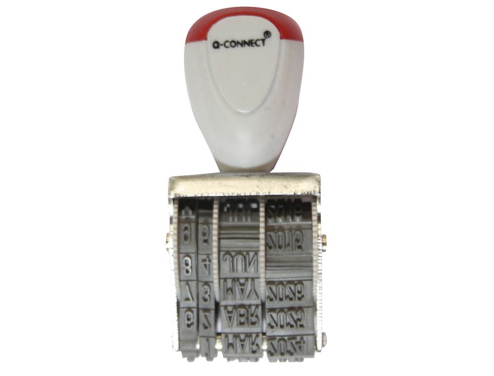 FECHADOR Q-CONNECT CON BANDA INCLUIDO DIA-MES-AO 4MM