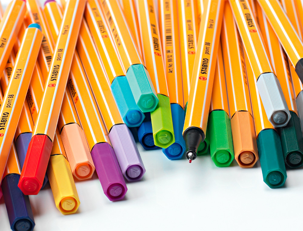 ROTULADOR STABILO PUNTA DE FIBRA POINT 88 ZEBRUI ESTUCHE DE 20 UNIDADES COLORES NEON SURTIDOS