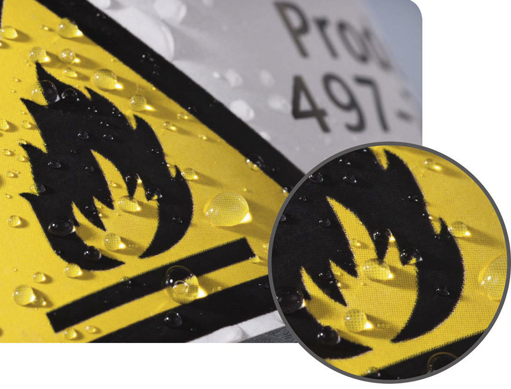 ETIQUETA ADHESIVA RESISTENTE AVERY POLIESTER BLANCA 210X297 MM LASER PACK DE 20 UNIDADES