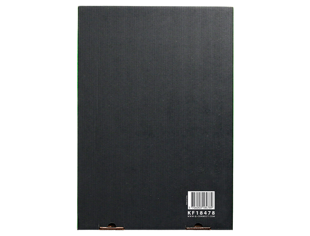 FUNDA MULTITALADRO Q-CONNECT FOLIO 120 MC CRISTAL BOLSA DE 10 UNIDADES