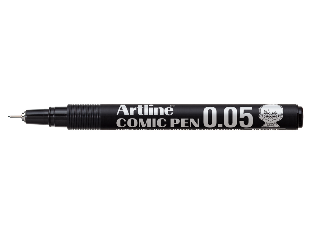 ROTULADOR ARTLINE CALIBRADO MICROMETRICO NEGRO COMIC PEN EK-2805 PUNTA POLIACETAL 0,05 MM RESISTENTE AL AGUA