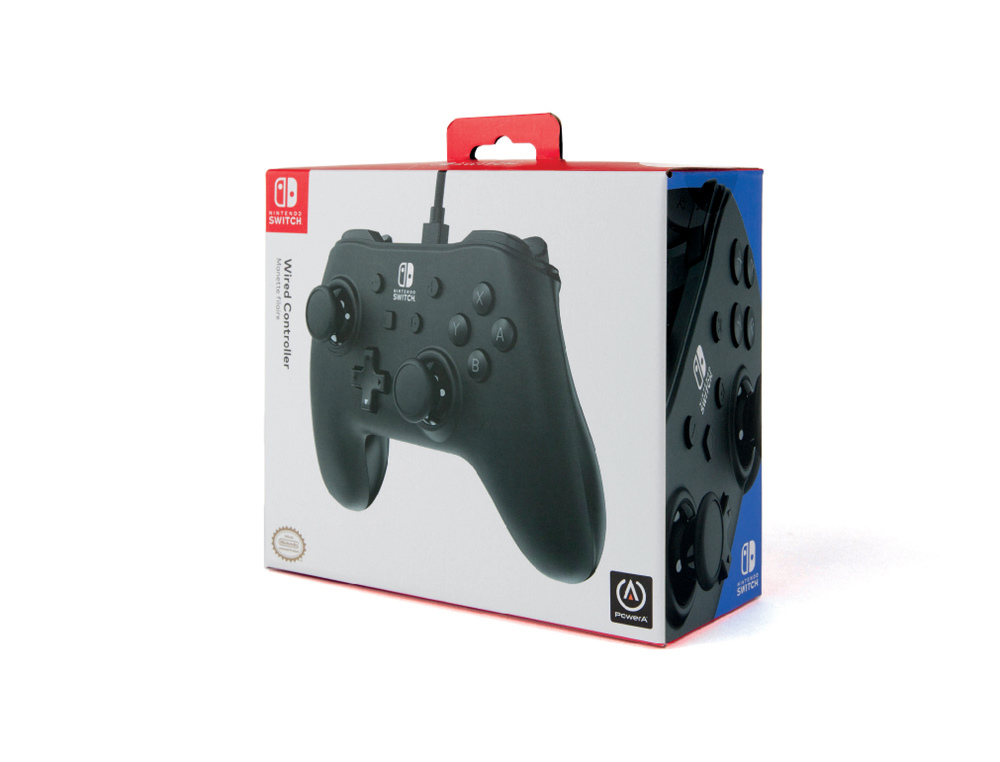 MANDO POWER A CON CABLE PARA NINTENDO SWITCH NEGRO