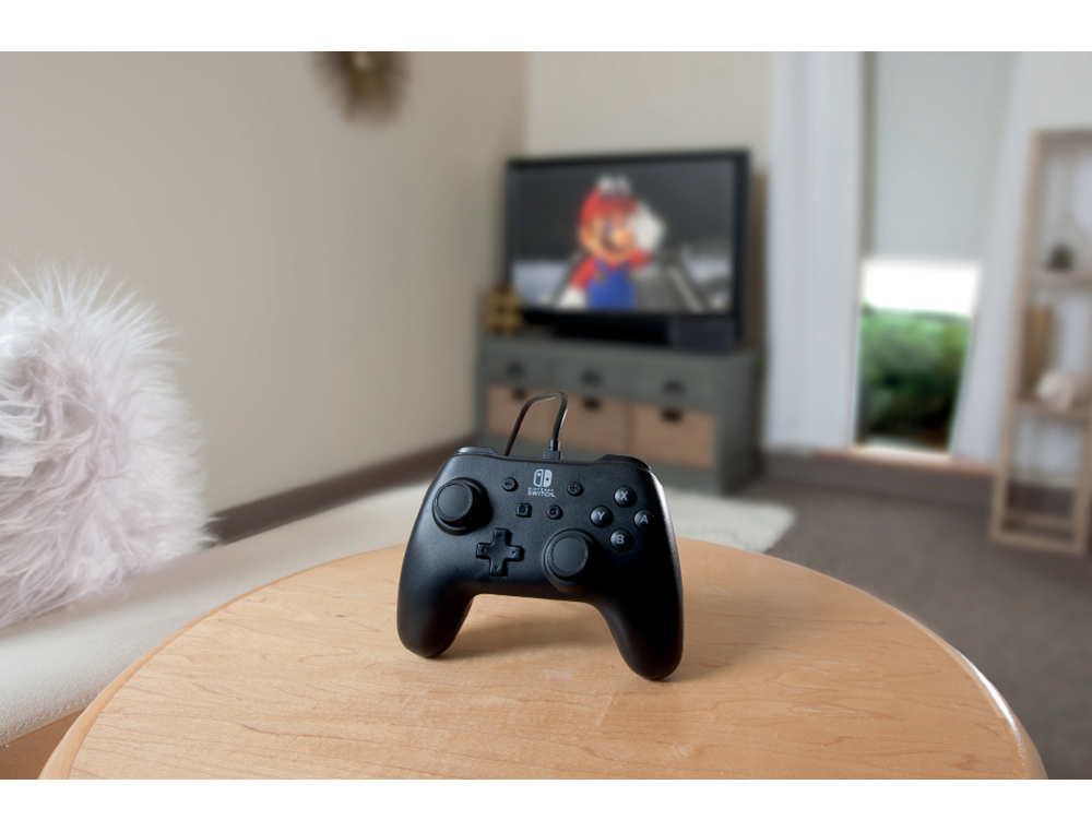 MANDO POWER A CON CABLE PARA NINTENDO SWITCH NEGRO