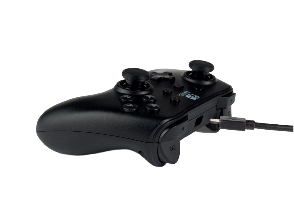 MANDO POWER A CON CABLE PARA NINTENDO SWITCH NEGRO